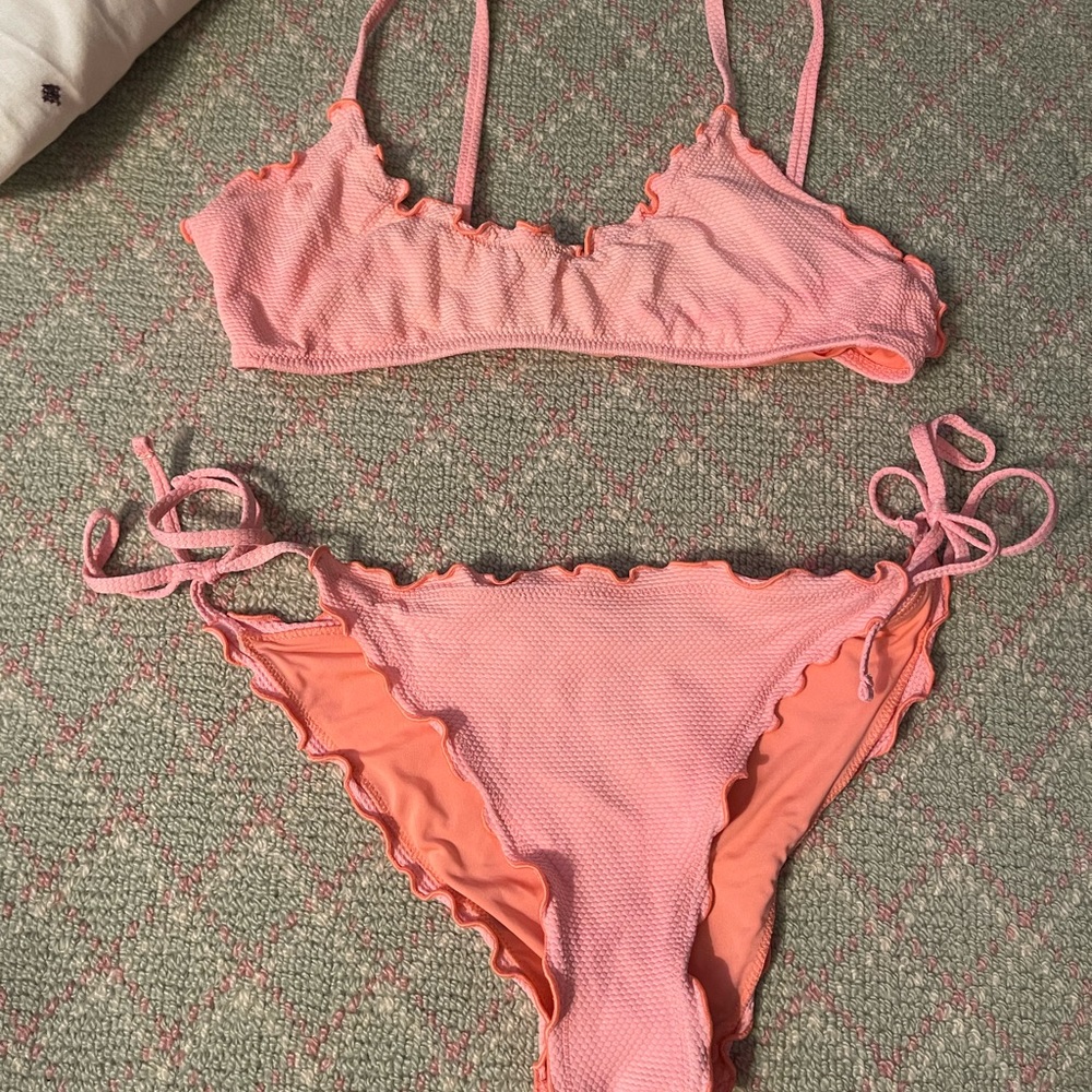 Orange/ Pink Aerie Bikini